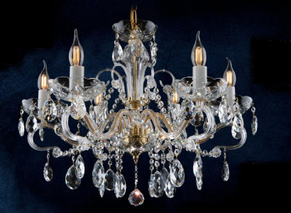 Luster Hänge Lampe Leuchten Decken Kronleuchter Leuchte Bohemia Lampen Kristall