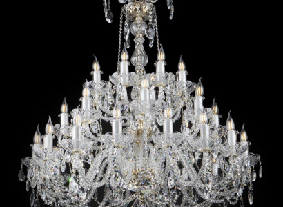 Kristall Kronleuchter Lampe Deckenleuchte Luster Hängeleuchte Bohemia Leuchte