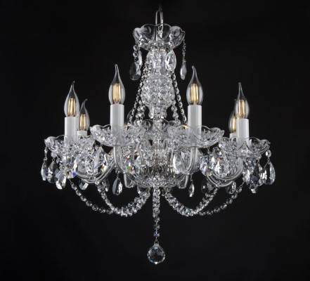 -Kronleuchter Leuchte Hängeleuchte Lampe Kristall Luster Bohemia Deckenleuchte