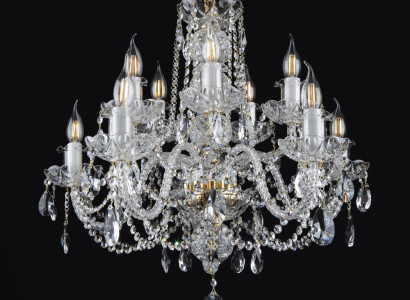 Lampe Luster Leuchte Kristall Leuchten Bohemia Decken Hänge Kronleuchter Lampen