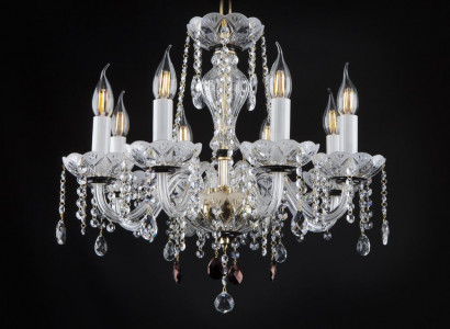 Luster Kronleuchter Kristall Leuchte Bohemia Lampe Deckenleuchte Hängeleuchte