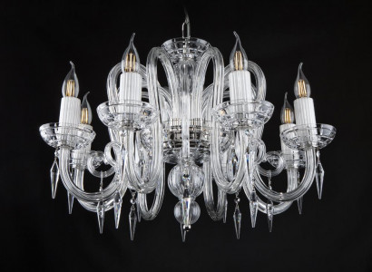 Wohn Ess Zimmer Luster Kronleuchte Deckenlampe Leuchte Lampe Kristall Lampen