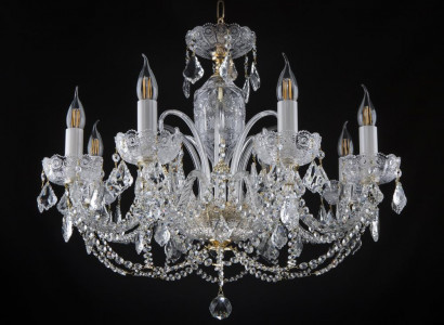 Königlicher Palast Bohemia Kronleuchter Lampe Leuchten 8x Lampen Deckenlampe