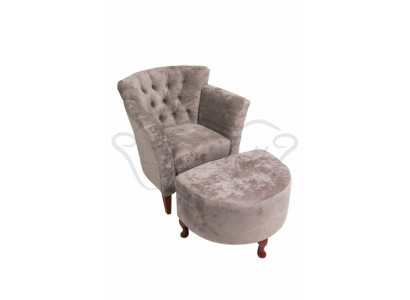 Hocker Fußhocker Beistellhocker Ottomane Sitzbank Chesterfield Polster Sitz Neu