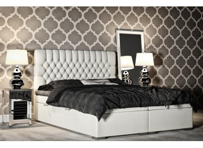 Boxspring Bett Hotel Doppel Chesterfield Luxus Betten Polster Kasten Funktion