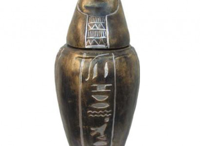 Kanope Urne Sarkophag Ägypten Pharao aus Kunststoff Ramses Deko Ägyptische Figur