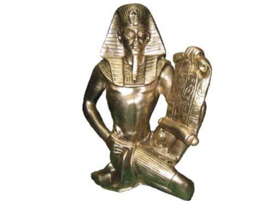 Ägypten Skulptur Ramses II Kunststoff Statue Figuren Statuen Antik Stil 25 cm