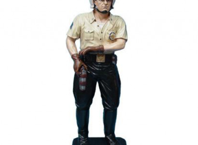 Dekoration Laden Polizist Highway Cop 105cm Statue USA Figur Skulptur Figuren