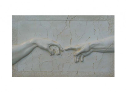 Michelangelo Buonarroti Skulptur Die Erschaffung des Adam Riefel Bild Bilder