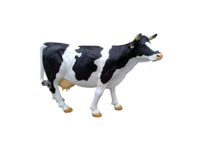 Aufsteller Rind Dekoration Bauernhof Deko Garten Kühe Skulptur Kuh 210cm Neu