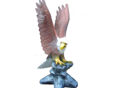 USA Adler Falke Abstrakte moderne Statue Figur Greifvogel Garten Deko 100cm