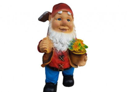 Garten Haus Dekoration Figur Statue Skulpturen Deko Figuren Zwerg Handarbeit M36