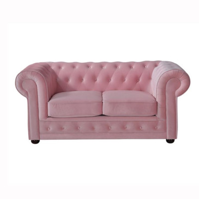 Chesterfield Sofa Couch Polster Stoff Leder Couchen Polster Garnitur 4 Sitzers