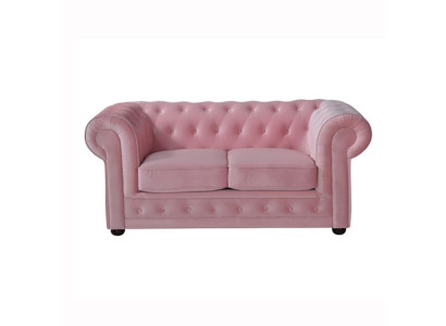 Chesterfield Sofa Couch Polster Stoff Leder Couchen Polster Garnitur 4 Sitzers