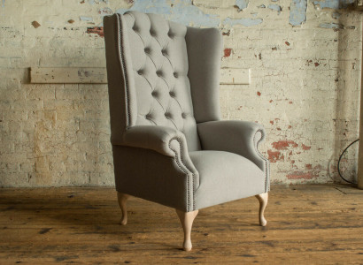 Chesterfield Ohrensessel Sofa Sessel Polster Lehn Stuhl Wohnzimmer Relax Club