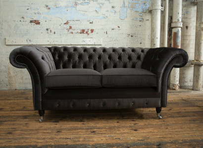 Chesterfield Sofa 2 Sitzer Polster Design Couchen Sofas Garnitur NEU Zweisitzer