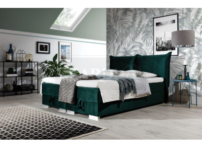 Boxspring Betten Bett Polster Kunstleder Designer Hotel Doppel Luxus Design Neu