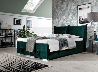 Boxspring Betten Bett Polster Kunstleder Designer Hotel Doppel Luxus Design Neu