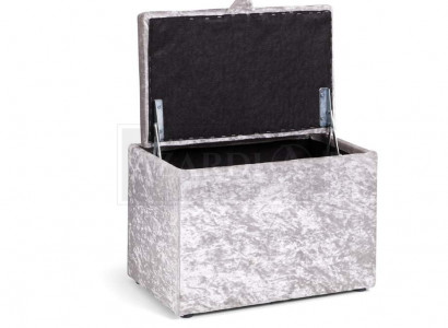 Pouf Fußhocker Ottomane Sitz Hocker Polsterhocker Sitzhocker Edler Truhe Box neu