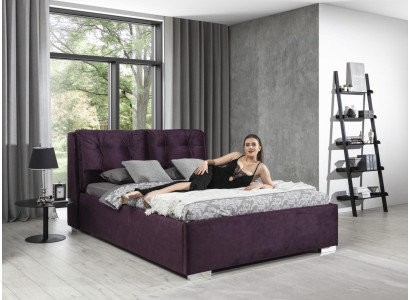 Bett Polster Design Luxus Doppel Hotel Betten 180x200cm Schlaf Zimmer Textil Neu