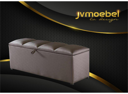 Truhe Aufbewahrung Box Luxus Schlafzimmer Hocker Textil Fußhocker