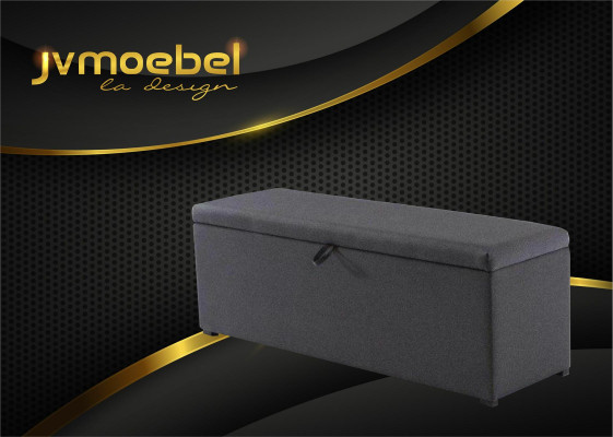 Truhe Aufbewahrung Box Luxus Schlafzimmer Hocker Textil Fußhocker