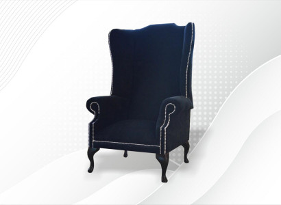 Sessel Design Couch Chesterfield Textil Lounge Club Polster Sitzer Luxus 1-er