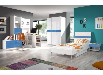Kinderzimmer Set Tisch Bett Kleiderschrank Kommode 5tlg Komplett Jugendzimmer