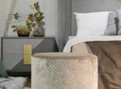 Sitzhocker Sitzpouf Wohnzimmer Designer Hocker Polster Bank Fußhocker Ottomane-