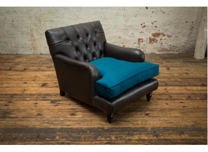 Chesterfield Ledersofa Couch Polster designer 2 Sitzer Textil Sofas Couchen Neu