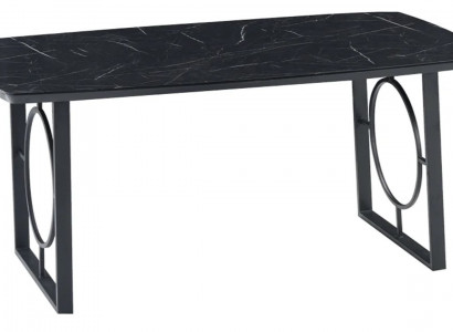 Luxus Tische Esszimmer Metall Esszimmertisch Moderner Möbel Schwarz Edelstahl