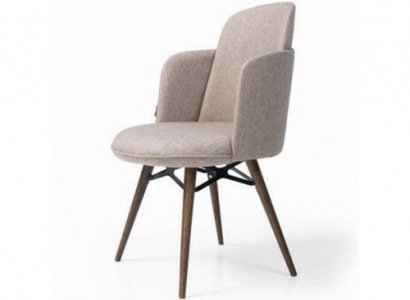 Moderner Weißer Stuhl Textil Einsitzer Esszimmer Luxuriöse Stühle Neu