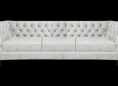 Leder Sofa Dreisitze Couch Wohnzimmer Polstermöbel Sitz Möbel Chesterfield