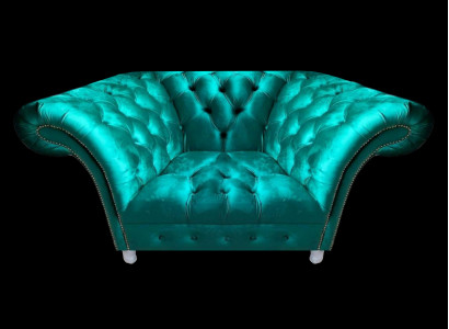 Wohnzimmer Textil Sessel Neu Sitz Chesterfield Sitzmöbel Designer Polster Möbel