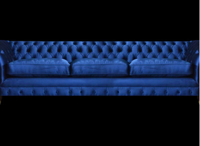 Chesterfield Sofa Dreisitzer Couch Modern Sitzmöbel Einrichtung Polster Stoff