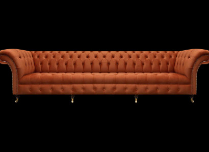 Chesterfield Braune Couch Designer Sitzsofas Wohnzimmer Polster Möbel
