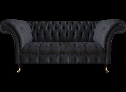 Chesterfield Schwarze Sitzcouch Designer Polstersofas Moderne Couchen