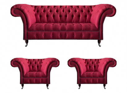 Stilvolle Rosa Chesterfield Couchen Edle Sofagarnitur Wohnzimmer Möbel Stilvolle Rosa Chesterfield Couchen Edle Sofagarnitur Wohnzimmer Möbel