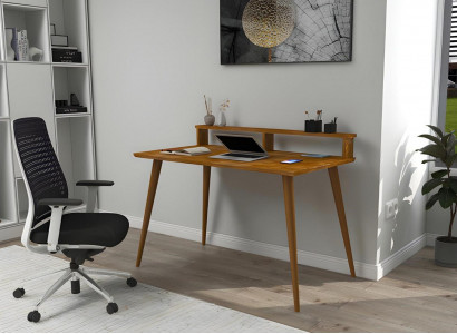 Luxus Braun Schreibtisch im Schlafzimmer Stil Moderne Holzschreibtische Neu