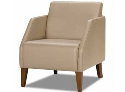 Beiger Einsitzer Luxuriöser Polstersessel Designer Loungesessel Möbel