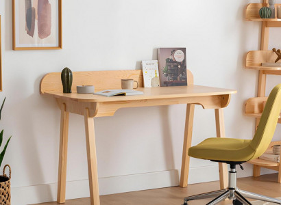 Kompakter Beiger Laptoptisch Designer Computertische Büro Einrichtung