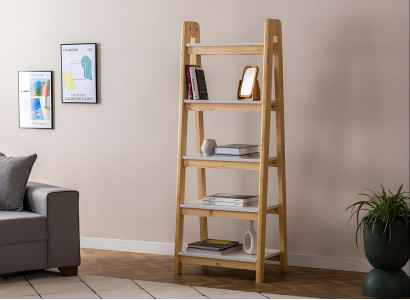 Stilvoller Beiger Bücherschrank Designer Aktenschrank Wohnzimmer Möbel