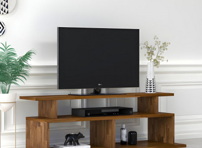 Wohnzimmer Robuster RTV Tisch Fernsehtisch Holz Sideboard Luxus Möbel