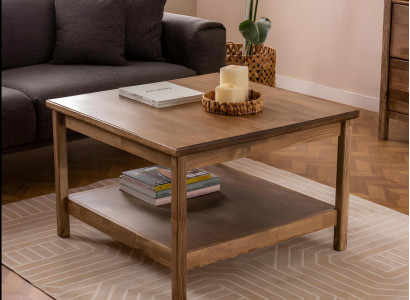 Moderner Dunkelbrauner Couchtisch Luxuriöser Sofatisch Edler Lounge-Tisch