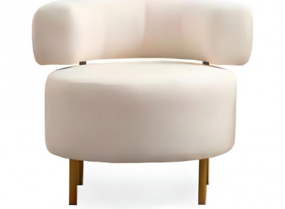 Luxuriöser Cocktailsessel Moderner 1-Sitzer Gästezimmer Textil Sitzmöbel