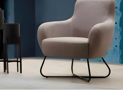 Stilvoller Weißer Einsitzer Wohnzimmer Einfarbiger Sessel Luxus Möbel