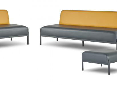 Sofas 3-Sitzer Sessel Hocker Schwarz Gelb Rot Art Deco Leder Komplett Sofas 3-Sitzer Sessel Hocker Schwarz Gelb Rot Art Deco Leder Komplett