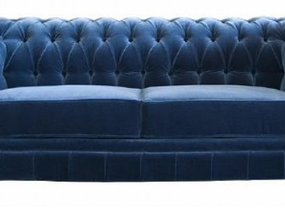 Chesterfield Textil Sofa Leder Stoff Couch 3 Sitzer Sofagarnitur Ledersofa NEU