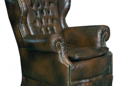 Chesterfield Sessel Ohrensessel Fernsehsessel Couch Relax Leder Sofa Sitzer Neu