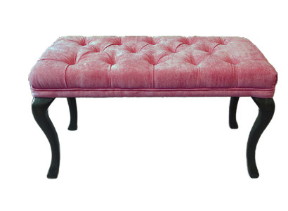 Chesterfield Hocker Beistellhocker Ottomane Couch Leder Stoff TORBAY II Neu